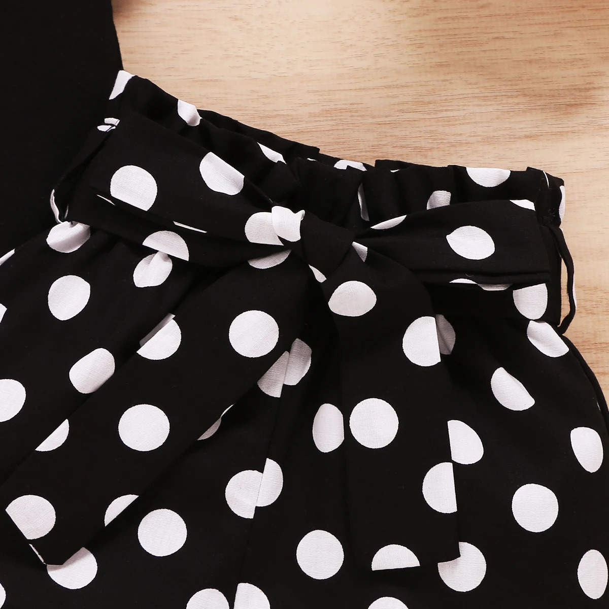 018 Months Infant Baby Girl Set Black Short Sleeve BodysuitPolka Dot ShortsHeadband Toddler Summer Fashion 3PCS Clothing 250725