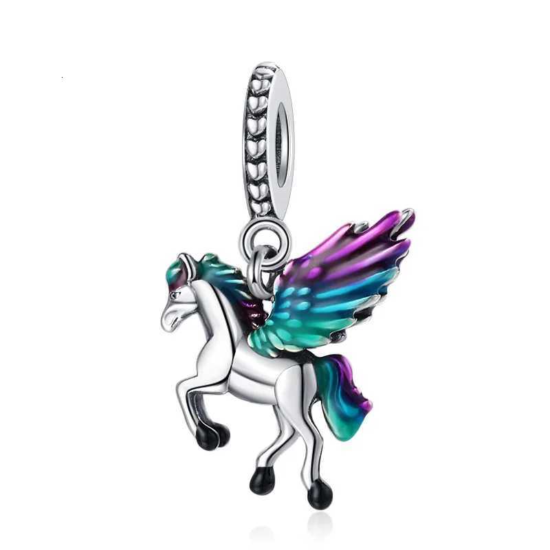 Heart Winged Angel Pendant Angel Wings Dad Mom Charm Beads Fit Original European 925 Sterling Silver Bracelet DIY Jewelry Gift XJ250726