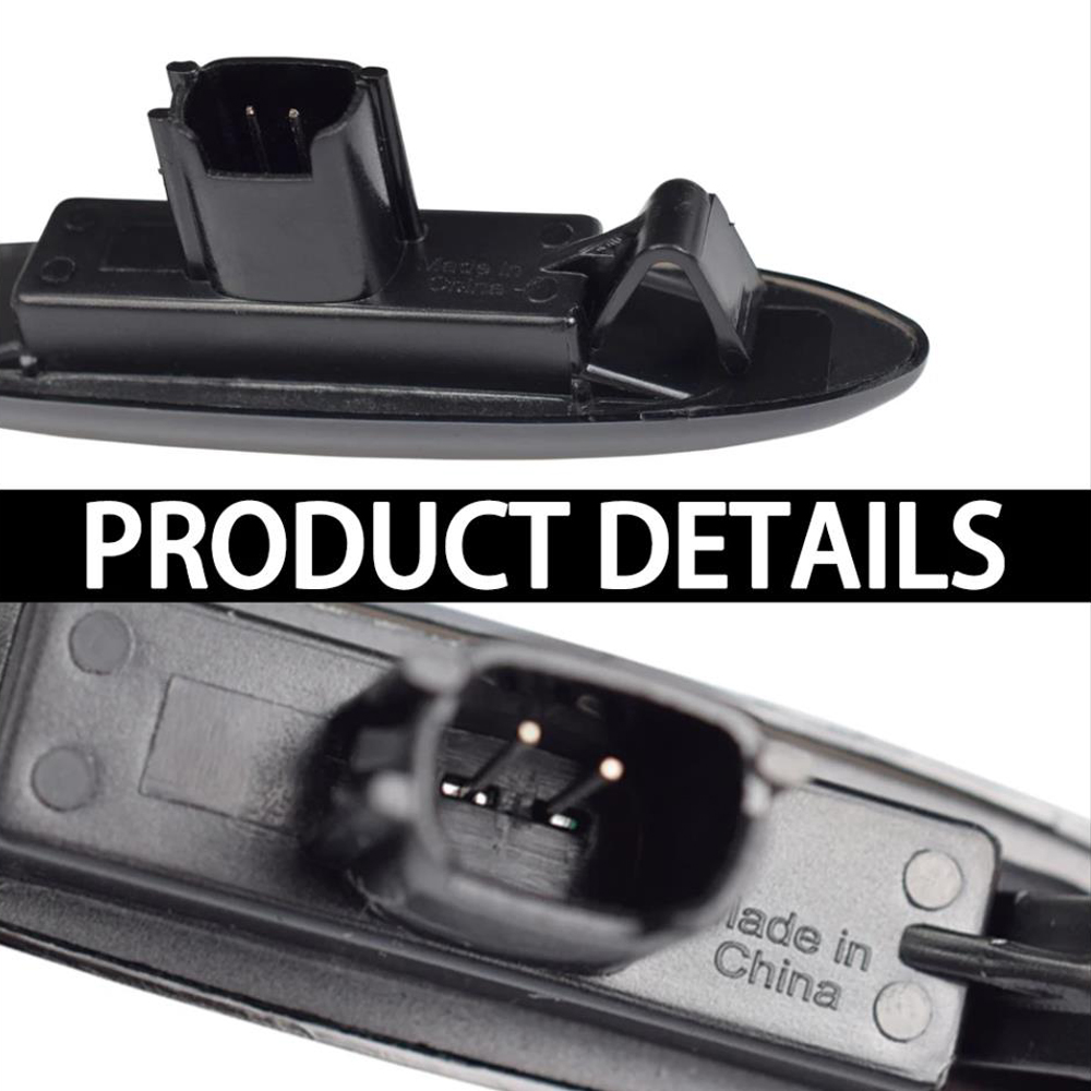 For Toyota Highlander XU40 2008-2013 LED Side Fender Marker Turn Signal Indicator Light 2PC