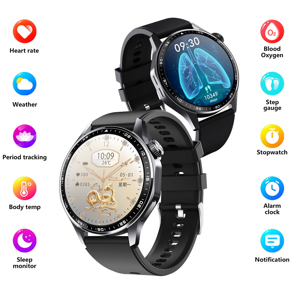 Bluetooth AI Smartwatch Energy Score Wellness Tips Heart Rate Tracking Sleep Monitor Fitness Tracker For iOS Android Smart Watches for Women and Men Waterproof