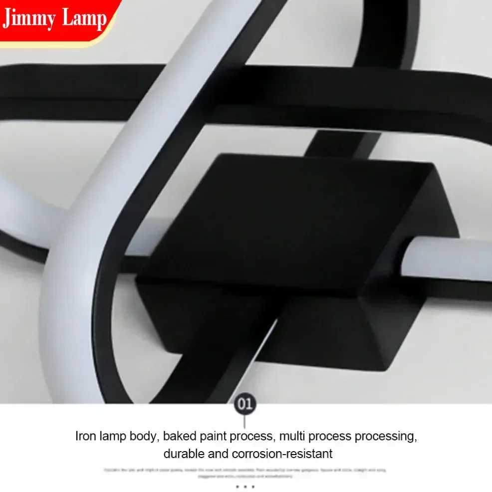 Nordic Creative 3-color Light LED Strip Ceiling Light for Living Room Balcony Entrances Stairs Home Corridor Lighting Decoration XJ250725