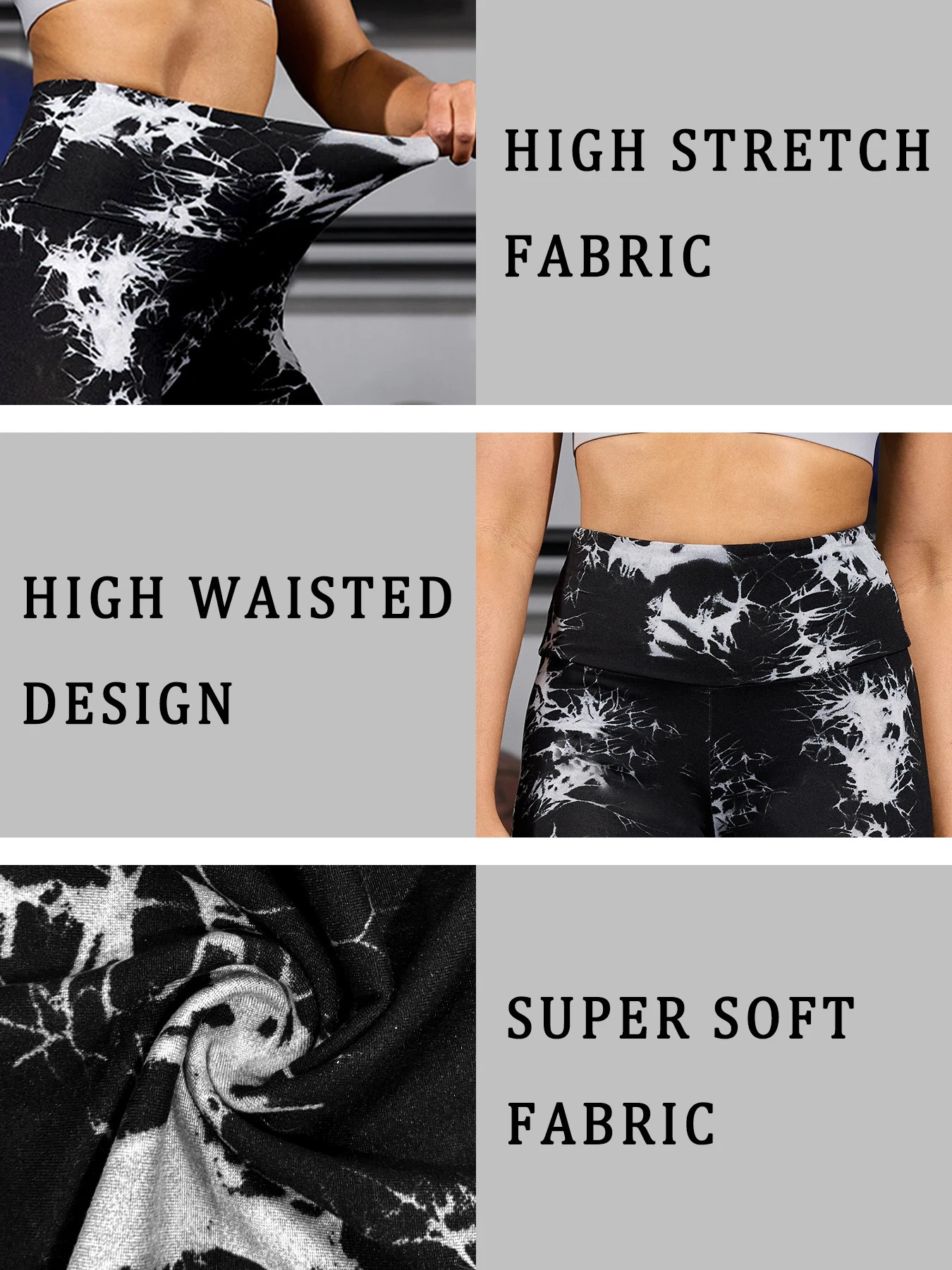 Womens High Waisted Pants Super Soft Tummy Control No See Through Workout Yoga Running Athletic Push Up Gym Leggings 250725