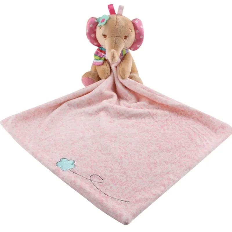 born Baby Appease Towel Infant Cartoon Animals Sleeping Dolls Comfort Kids Sleep Toy Soothe Bibs Soft Cute Blanket 250725