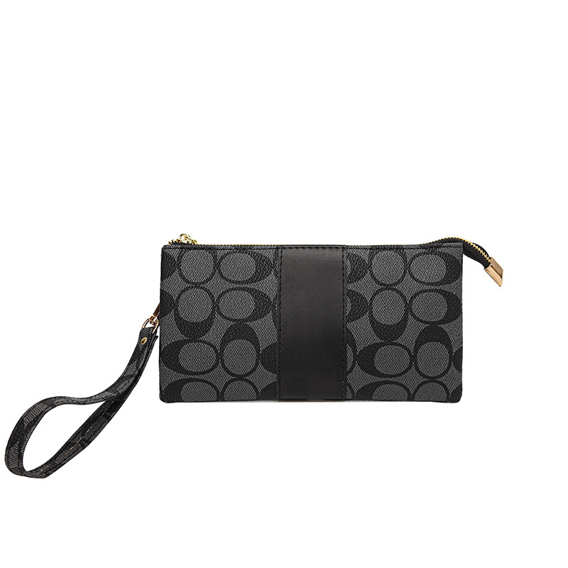 Soft Leather Printed Handbag 2025 Designer's New Women's Fashion Lightweight Mini Wallet Versatile and Portable free shipping black pink whi