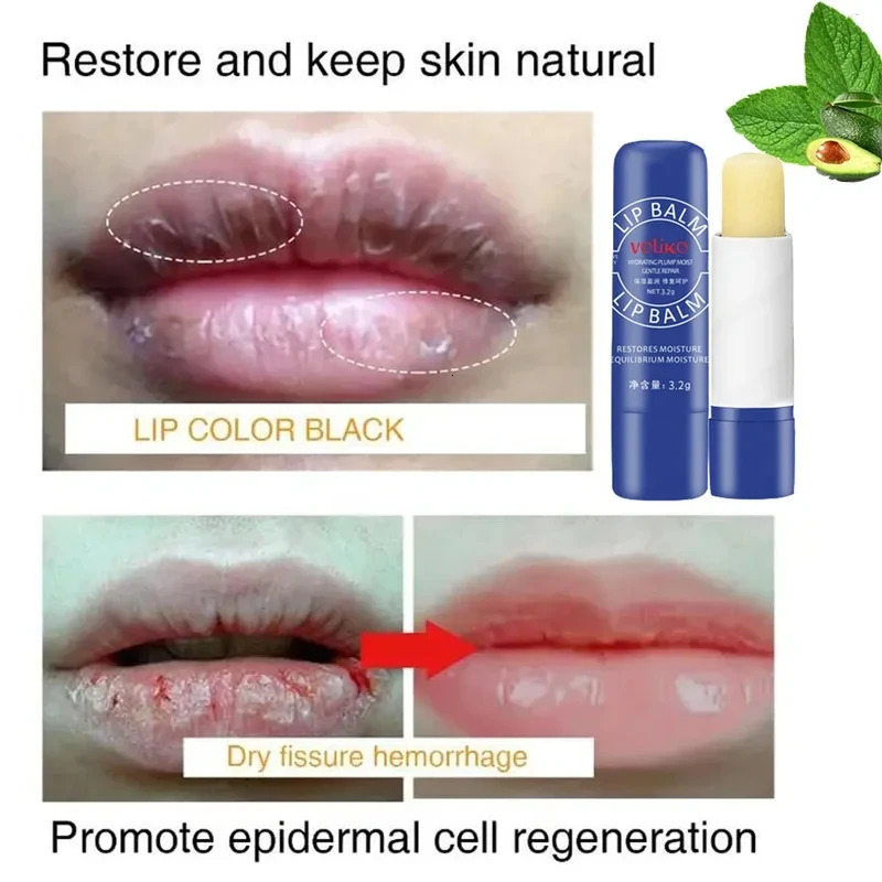Remove Dark Lighten Lip Balm Exfoliating Dead Skin AntiCrack Fade Line Moisturizing Brighten Repair Care Products 250716