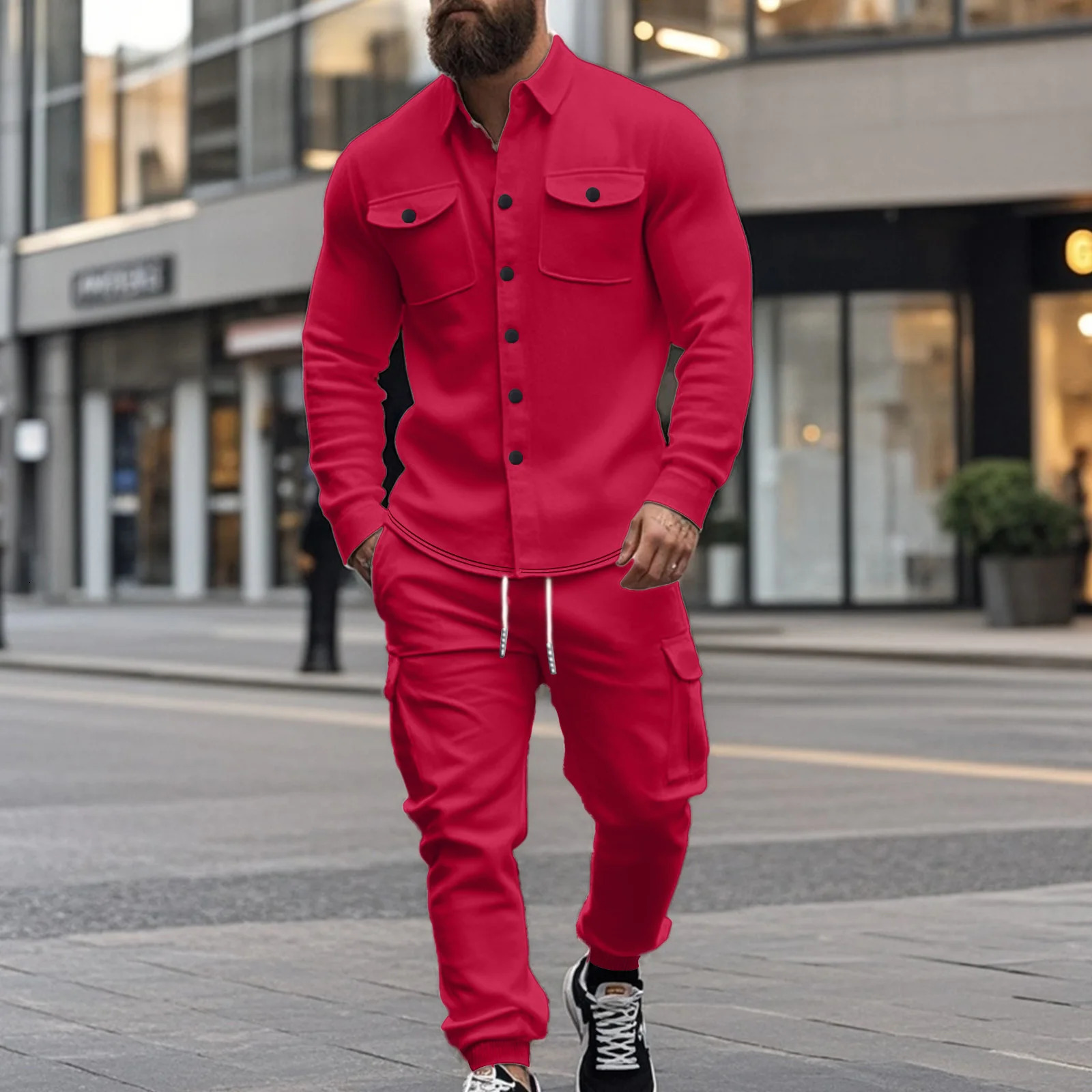 Outdoor Tactical Hunting Jacket for Men American Heavy Mens Overalls lined with Sports Pants Shirt 2 Sets 250725