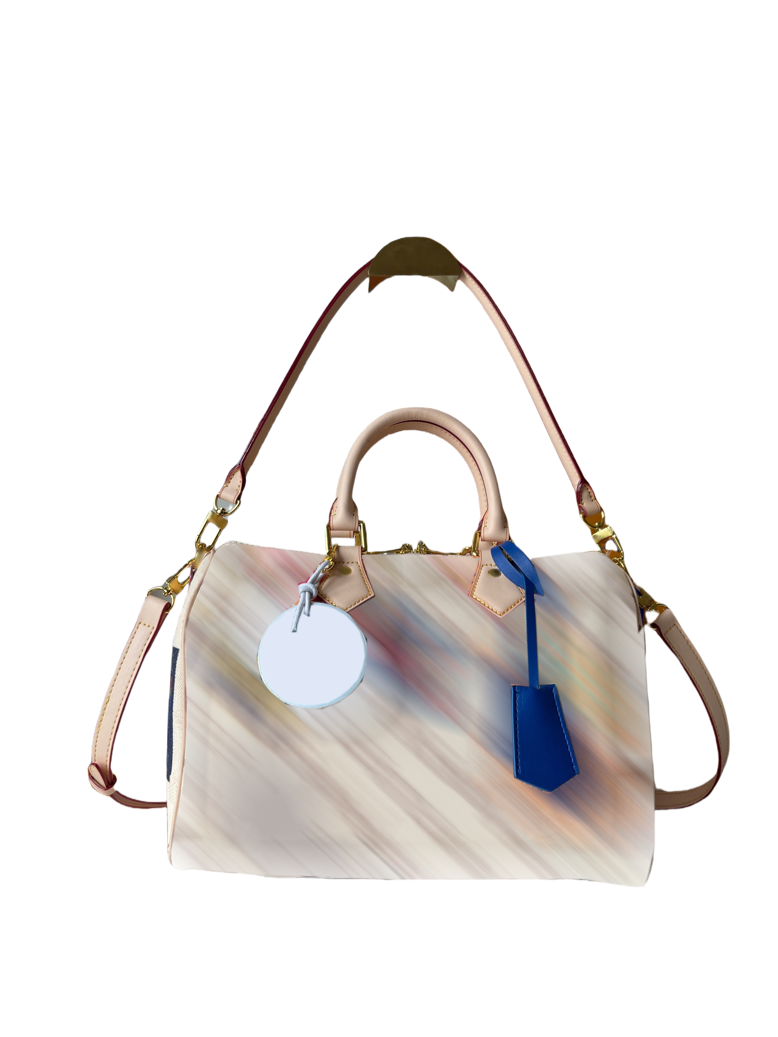 Elegant Designer Leather Handbag: Large Capacity, Multiple Compartments
