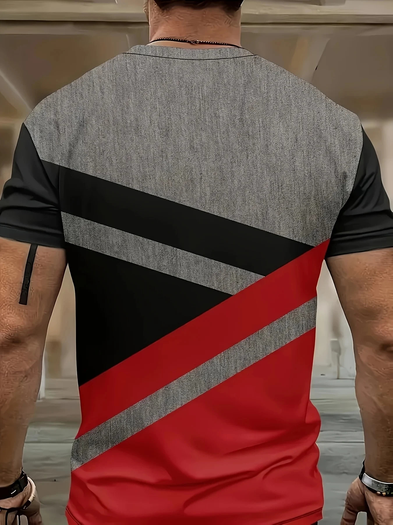 The 2025 summer mens suit is a fashionable and casual 3D irregular pattern printed everyday streetwear 250724