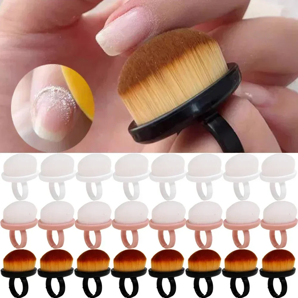 Professional Nail Dust Brush Nails Art Brush Remove Gel Polish Powder Cleaning Tool Beauty Makeup Brushes Manicure Accessories 250716