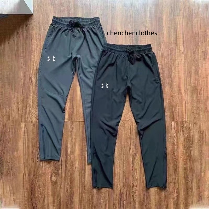 2025 summer trend brand sweatpants mens pants breathable quick drying training bottoms fitness running small foot zippered jogging pants