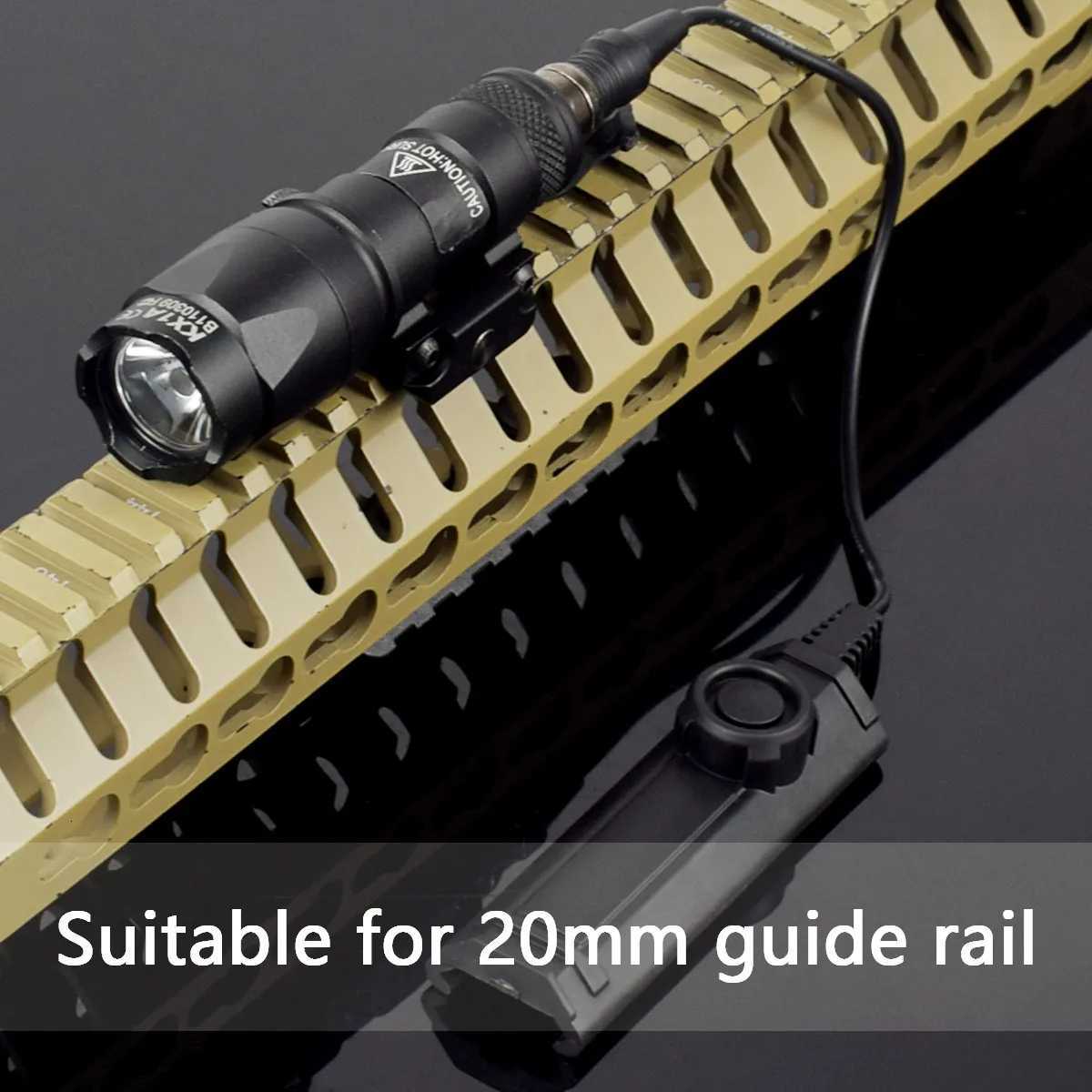 Tactical Surefire M300 M300A MINI Scout Light Rifle Hunting LED Flashlight Airsoft Weapon Gun Light Flashlight Torch AR15 HK416 W250722