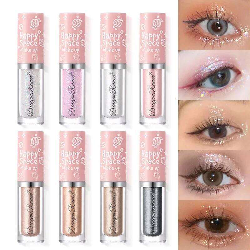 Lasting Glitter Liquid Eye Shadow Professional Fluorescent Pen Sweat Proof Pearlescent Dia Eyeshadow Sequins Makeup Beauty X250726