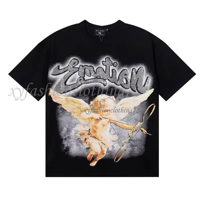 Top Heavyweight 100% Cotton T-Shirt Mixed Emotions Men's Shirt Streetwear Graphic Print Oversized Men's T-Shirt b6