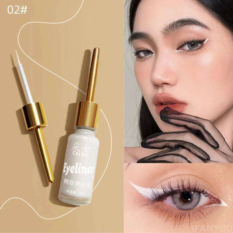 9ml Liquid Black White 0.01mm Super Slim Waterproof Quick Dry Long Lasting Color No Sdging Eyeliner Pencil Eye Makeup X250726