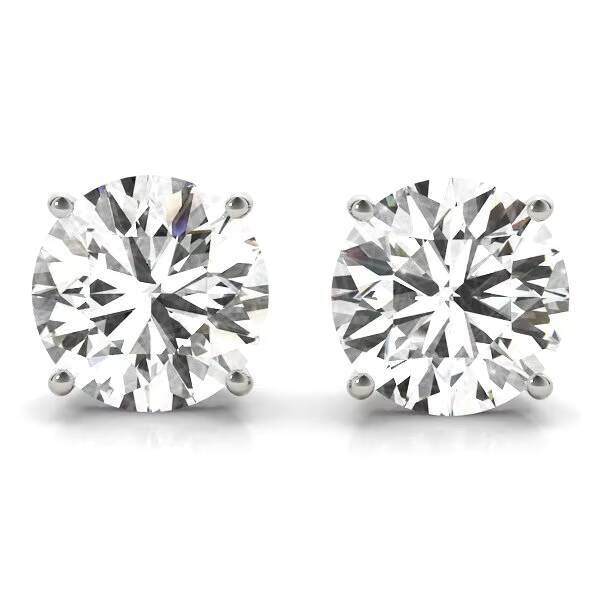 14k 18k Diamond Stud Earrings Lab Grown Diamond Earrings Lab Grown Diamond Jewelry