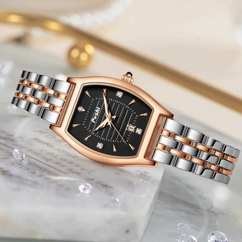999 Watch For Women Fashion Elegant Lady Wristwatch Quartz Watches Alloy Strap With Date Clock X250726