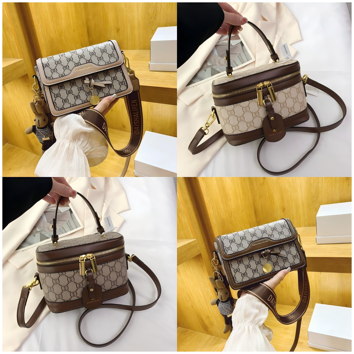 Designer Bag Fashion Luxury Bag High Quality Women's Shoulder Bag Classic Snake Wallet Chain Stitched Crossbody Fashion Leather Hobo Underarm Bag