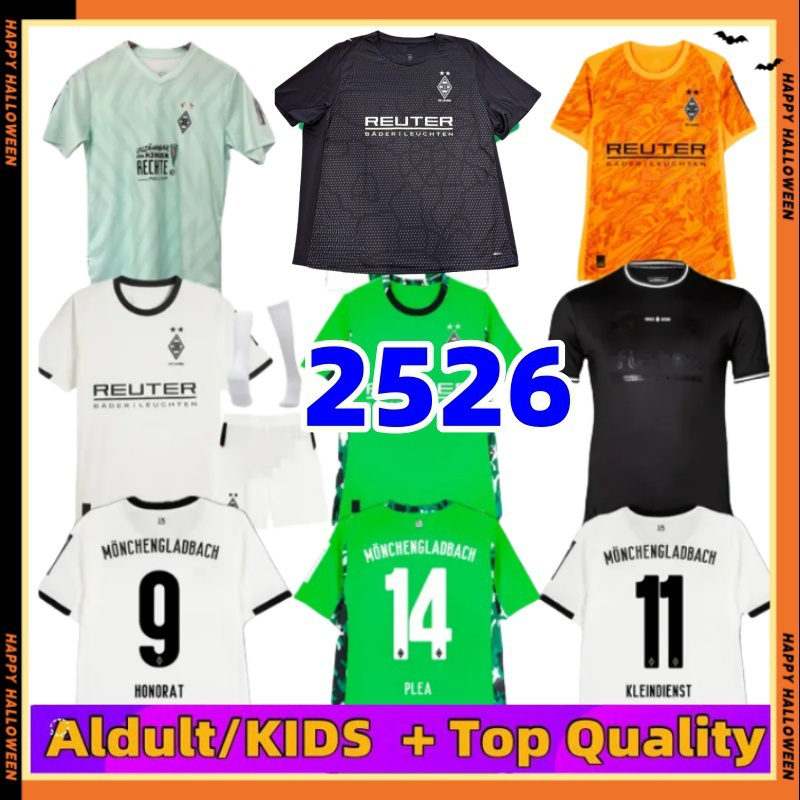 3XL 4XL 25 26 Borussia Monchengladbach soccer jerseys 2025 2026 Gladbach STINDL ELVEDI PLEA ZAKARIA NEUHAUS GINTER THURAM EMBOLO Home third Men Kids foootball shirt