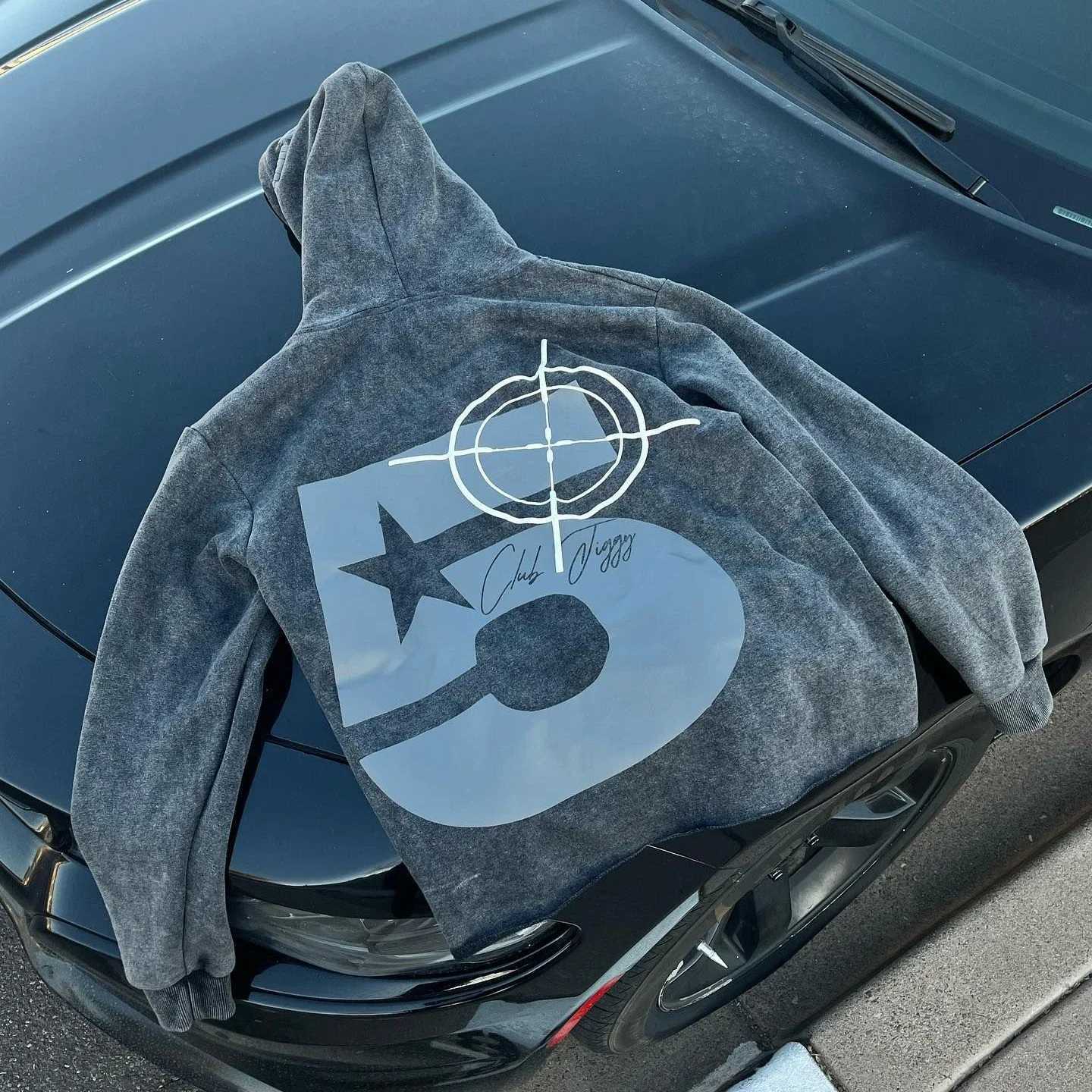 2K Hoodie Hip Hop Letter Graphic Print Oversized Hoodie Sweatshirt Mens Womens New Fashion Gothic Pullover Hoodie Clothes XJ250726 - view 4