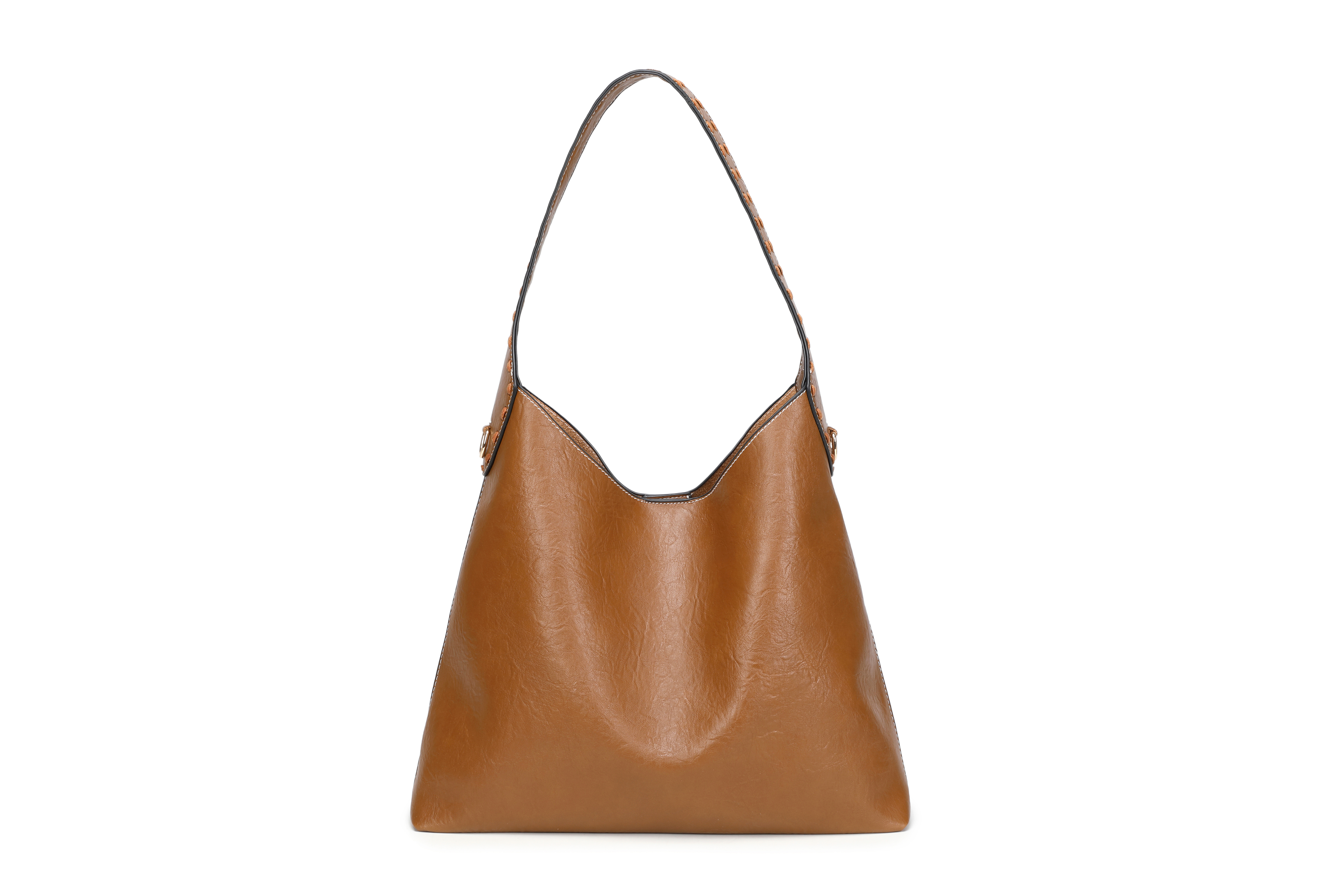 A new large-capacity soft leather single-shoulder crossbody underarm bag for women, featuring a minimalist and soft design