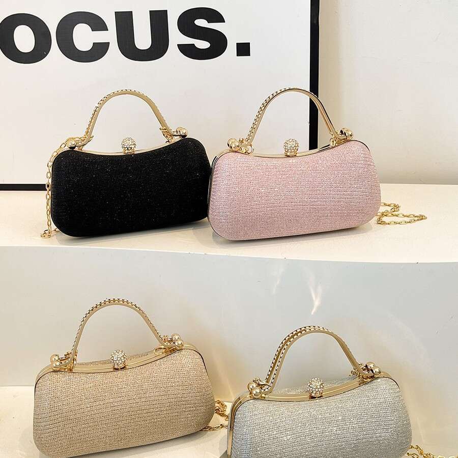 Handbag for Women 2024 New Designer bag Fashion Evening Elegant Socialite Small Chanel Style High-end Chain Shoulder Bag