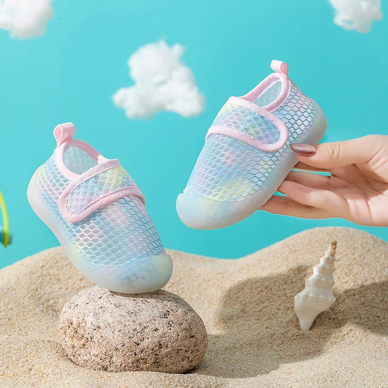 Spring Summer Baby Shoes Mesh Breathable Sandals 03T Boys Girls SlipOn Casual Sneakers NonSkid Lightweight Prewalkers 250725