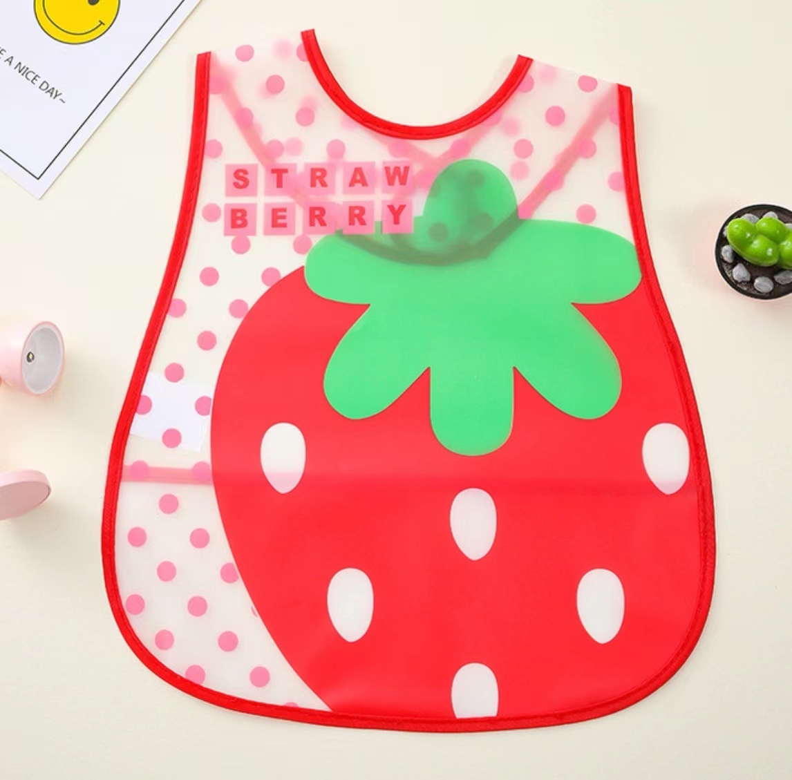 Waterproof Baby Feeding Bib - Sleeveless Infant Complementary Food Cover for Easy Cleanup