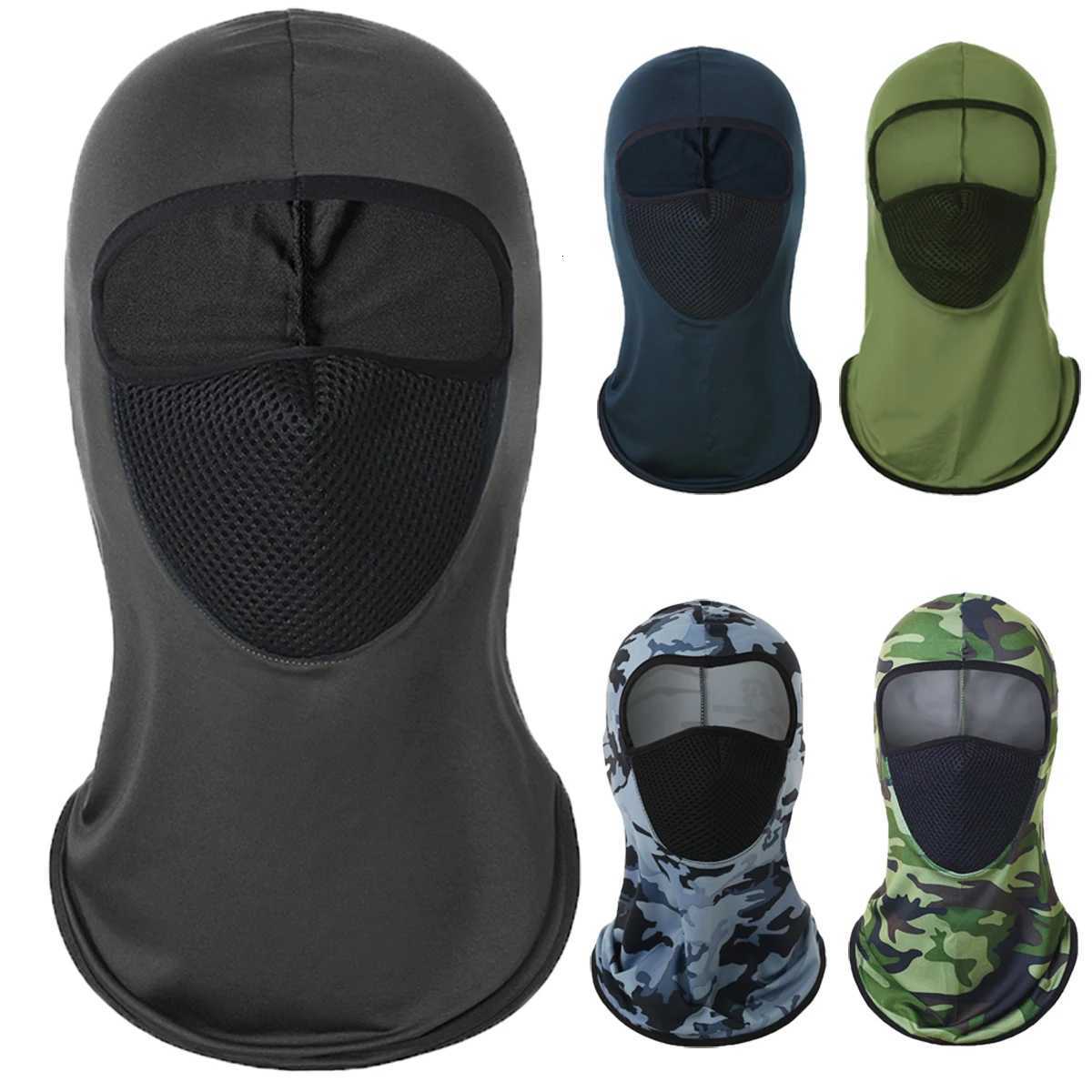 Outdoor Balaclava Hood Motorcycle Bandana Cycling Hunting Hat UV Protection Face Masks Helmet Liner Z250725