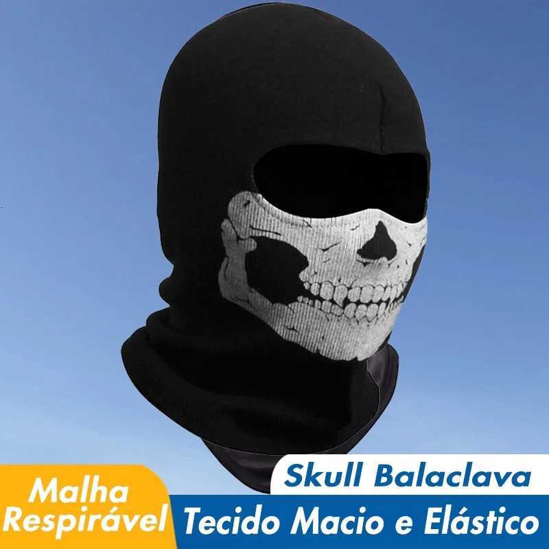 Musion Full Face Mask Black s Print Balaclava With Skull Printed For Cosplay Party Motorcycle Bike Cycling Hiking Outdoor Z250725