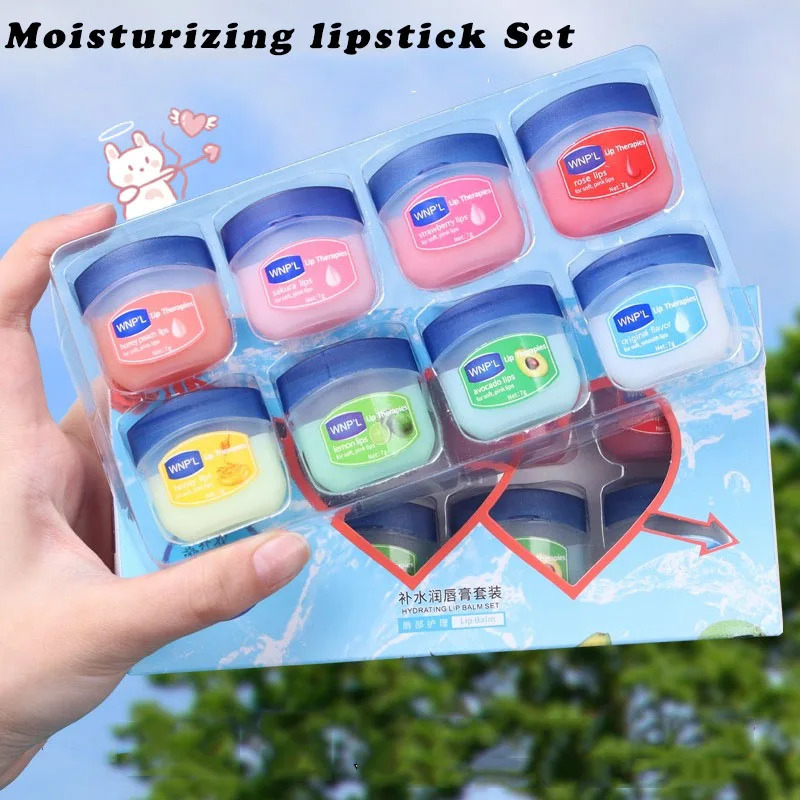 8641PCs Lip Balm Moisturizing Lipstick Base Moisturizer Makeup Natural Plant AntiCracking Care Petroleum Jelly 250716