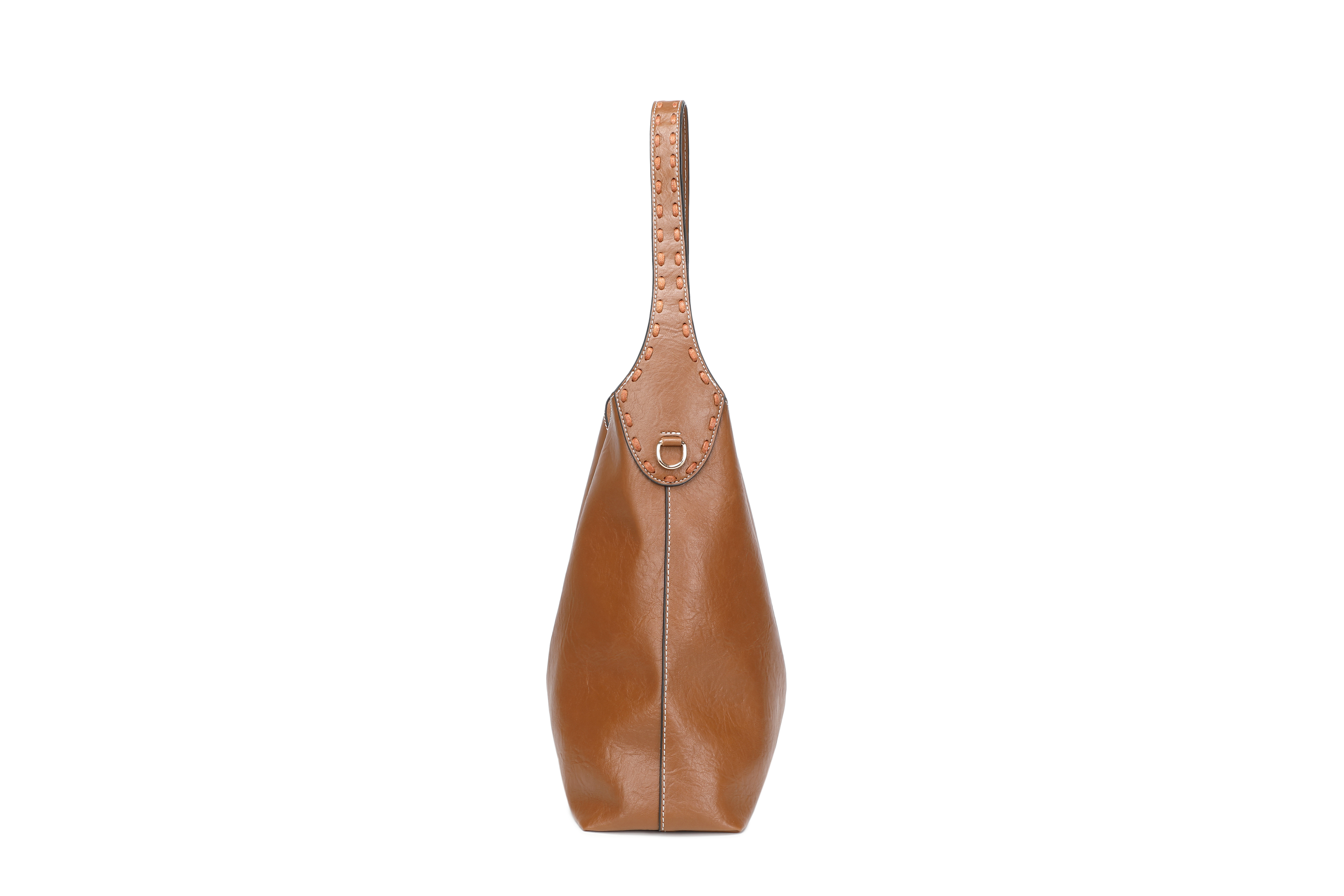 A new large-capacity soft leather single-shoulder crossbody underarm bag for women, featuring a minimalist and soft design
