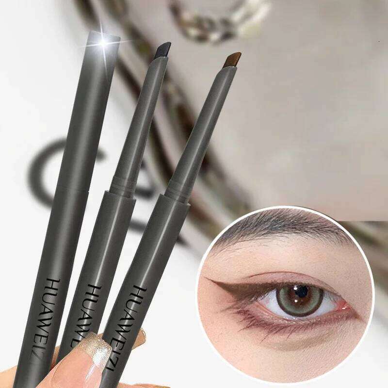 1pc Sexy Rose Eye Liner Pencil Natural Matte Wine Red Lying Silkworm Eyeliner Easy To Color Waterproof Eyes Makeup Cosmetics