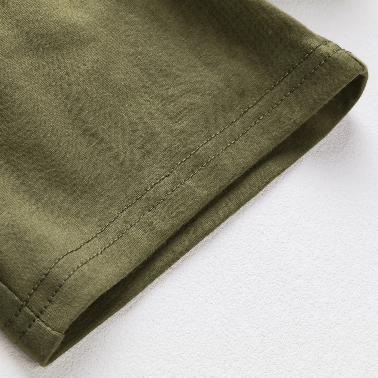 Summer Kids Solid Clothes Sets Short Sleeve Elastic Waist Shorts Cotton Outfits Toddler Girls Boys Tracksuits 250725