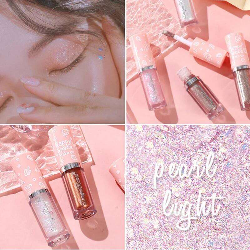 Lasting Glitter Liquid Eye Shadow Professional Fluorescent Pen Sweat Proof Pearlescent Dia Eyeshadow Sequins Makeup Beauty X250726