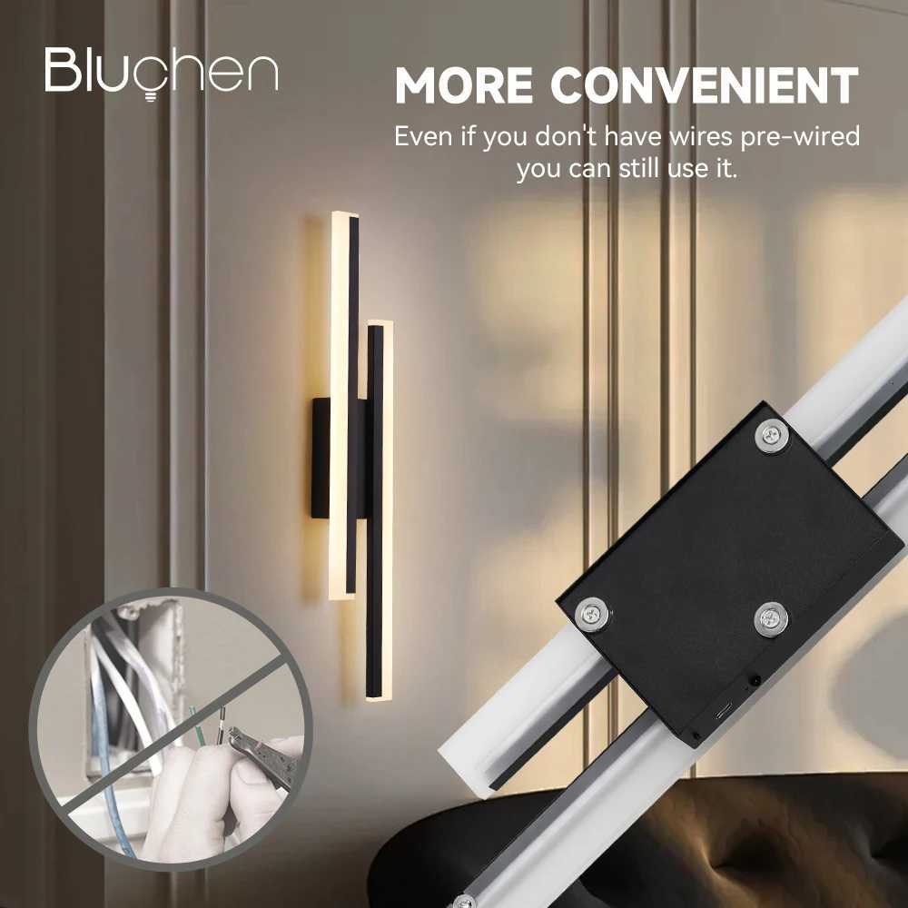 Rechargeable Wall Sconces Lights Wireless Wall Lamp Battery Powered 4400mah LED Wall Light for Home Corridor Decoration 50cm XJ250725