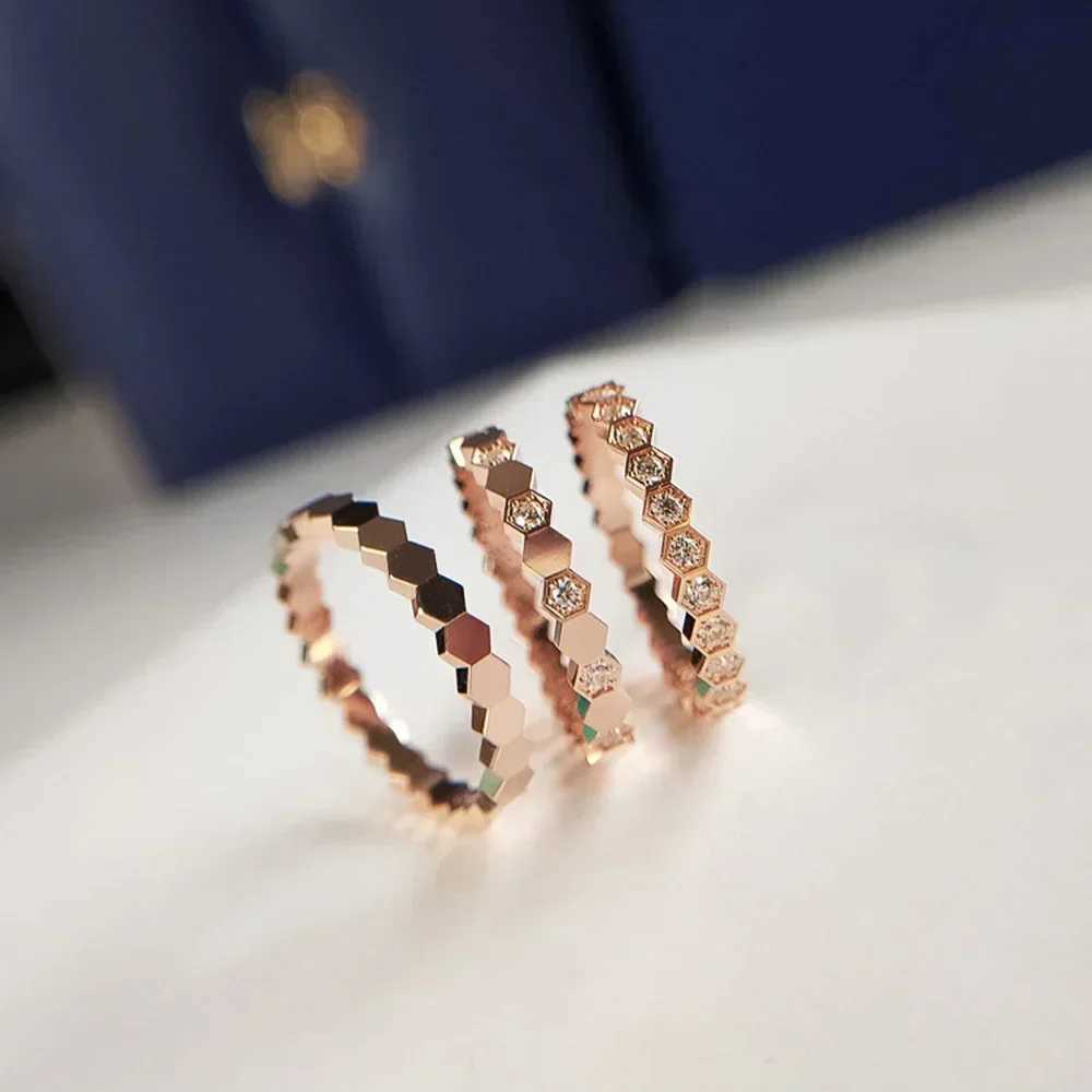Simple design womens ring for weddings low key rose gold/silver womens engagement ring jewelry W250417