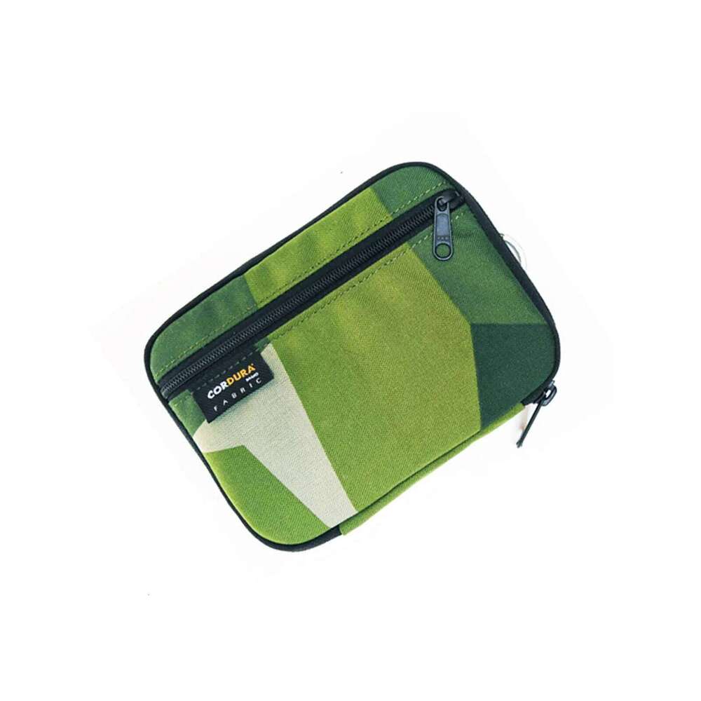 Japanese Style Casual Passport Cover Waterproof Purse Nylon Cloth Card Holder Durable Men Key Wallet Travel Edc Pouch