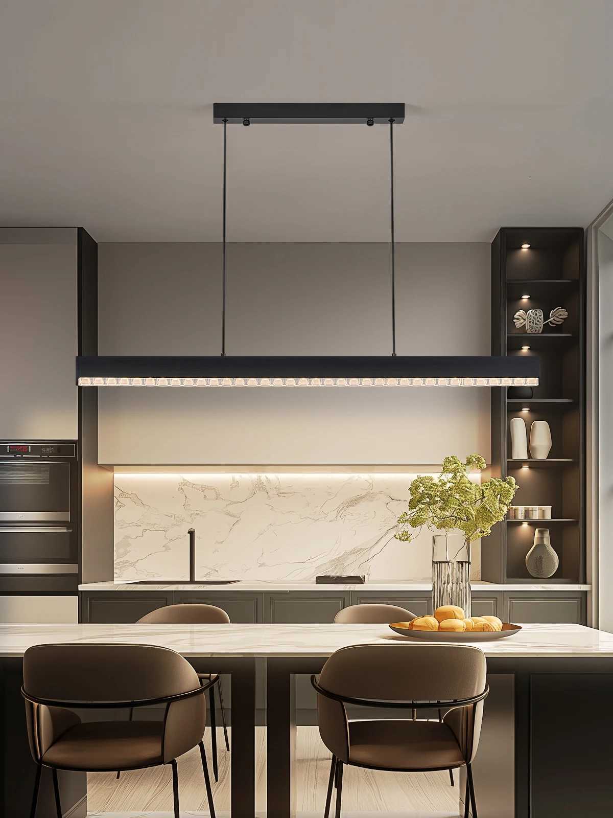 Modern Simple Pendant Lights Dining Room Lights For Kitchen Long Chandelier Living Room Pendant Lamp Home Decoration Lighting XJ250725