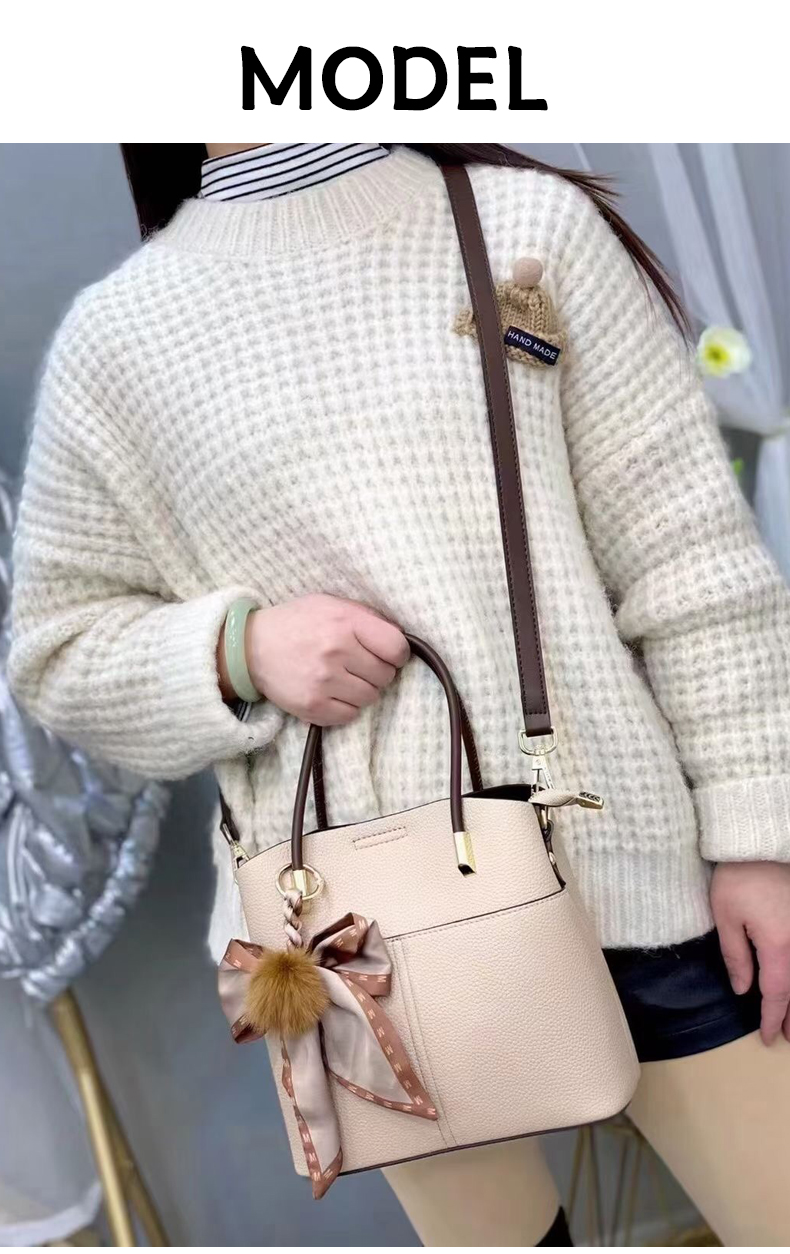 Totes The bucket women's bag is a versatile, stylish and high-end casual crossbody handbag