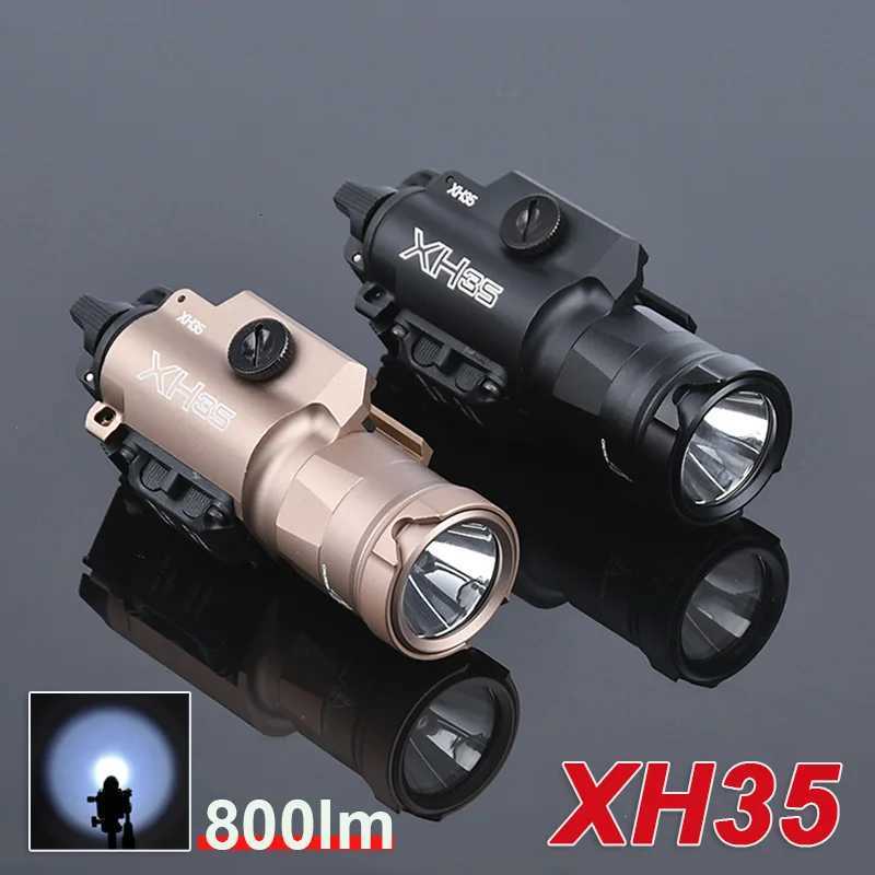 300 Metal Surefire X300 Ultra XH35 Weapon Gun Light Airsoft SF X300U Flashlight Glock G17 G19 Pistol Scout Light Fit 20mm Rail W250722
