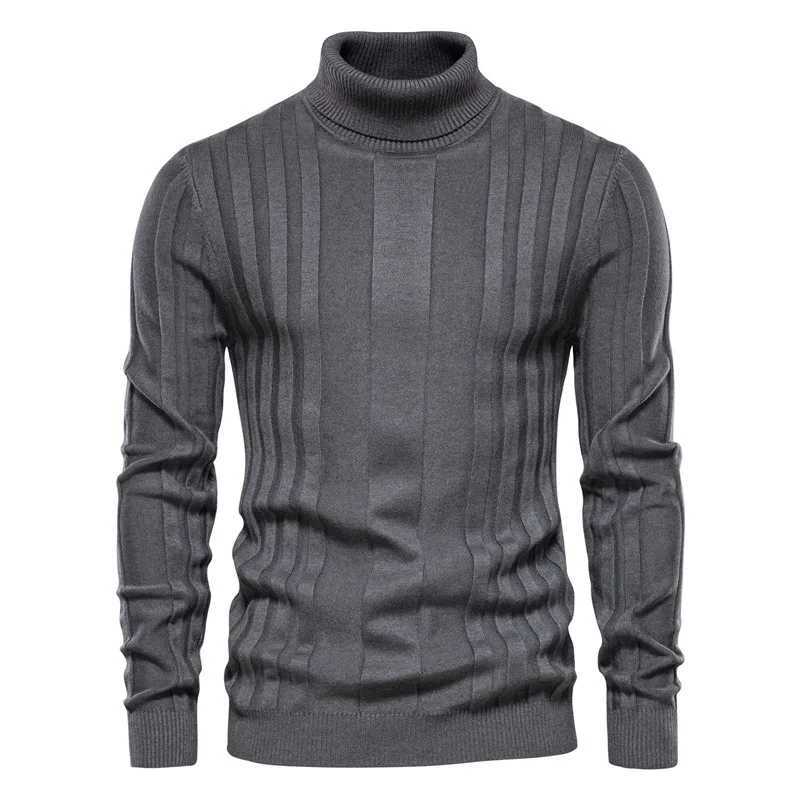 Winter Mens Slim Fit Basic Turtleneck Sweater High Collar Pullover Knitted Tops Male Thicken Warm Bottoming Shirt MY705 Z250725