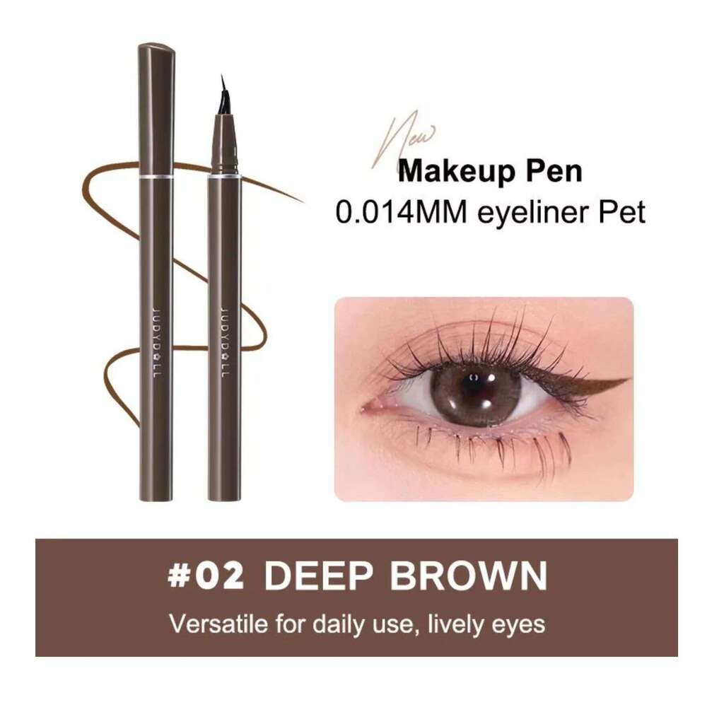 Judydoll New Black Liquid Eyeliner Pencil Waterproof 24 Hours Long Lasting Makeup Smooth Superfine Eye Liner Pen
