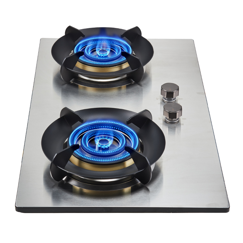 AKASHA gas stove is an energy-saving, high-efficiency, built-in dual-burner gas, natural gas and liquefied gas stove 316GY