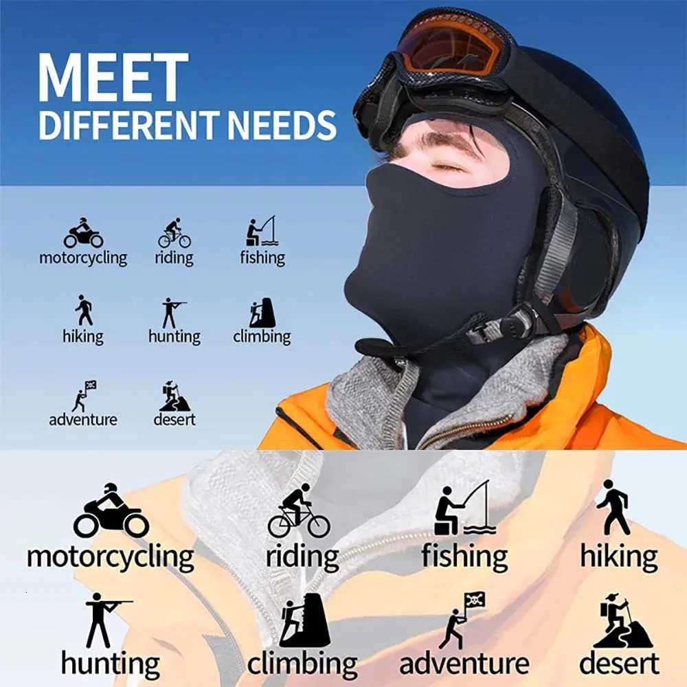 Men Bicycle Balaclava Full Face Mask Hiking Cycling Windproof Breathable Sun Protection Hat Motorcycle Helmet Liner Hat Z250725