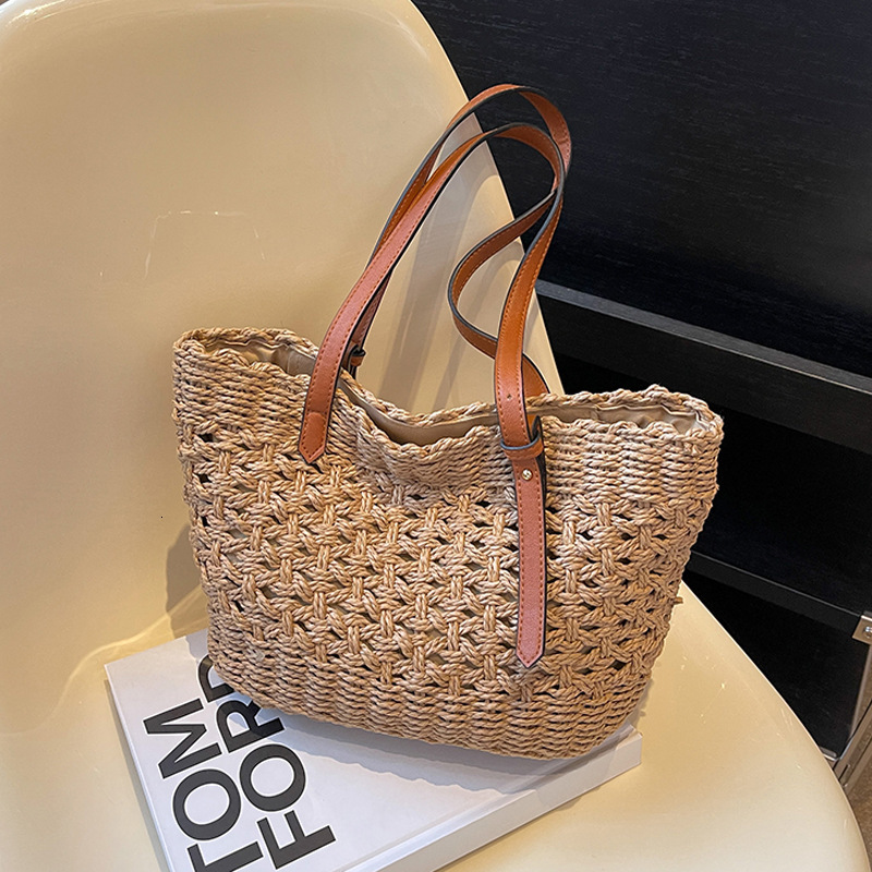 Luxury Brand Designer Bag Women's Handbag Shopping Bag Woven Bag New Ethnic Style Straw Bag Casual Luxury bag Large Capacity Shoulder Tote Bag