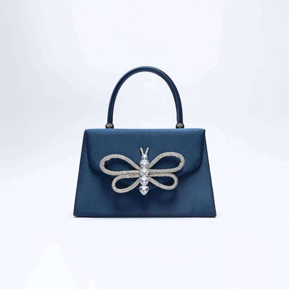 Fashion High Design Rhinestone Handheld Evening Bag Women's Prom HandBag Wedding Party One Shoulder Clutch Wallet