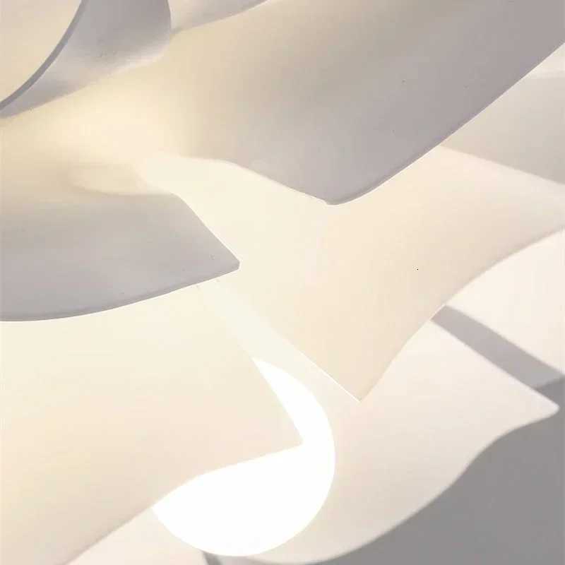 Nordic Lamps Modern Acrylic Flower Chandelier Multi-layer LED Pendant Lamp for Dining Room Bedroom Creative Indoor Lighting Fixture XJ250725