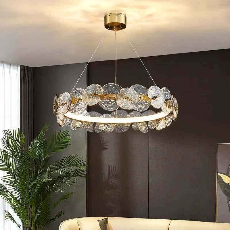 Nordic LED Luxury Chandeliers Lights Home Indoor Living Dining Room Bedroom Decoration Pendant Lamps Kitchen Suspension ChandeliersXJ250725