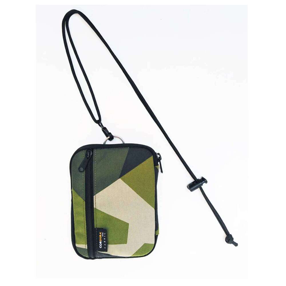 Japanese Style Casual Passport Cover Waterproof Purse Nylon Cloth Card Holder Durable Men Key Wallet Travel Edc Pouch