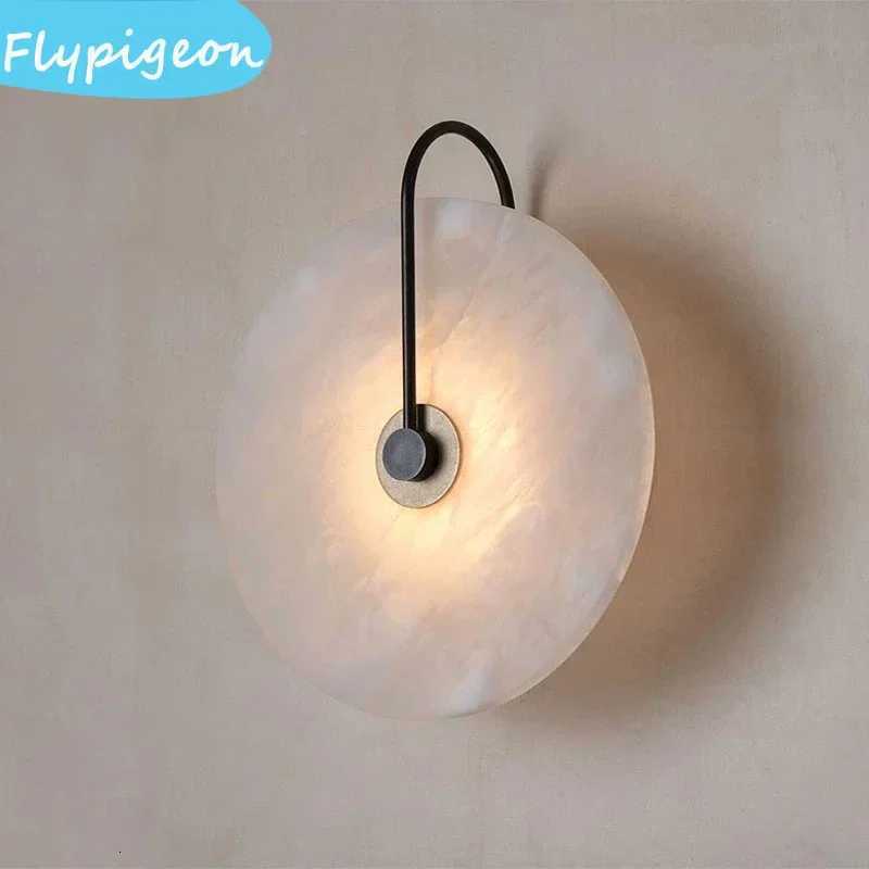 Nordic Marble Wall Lamp Modern LED Dimmable Wall Light for Tea Room Bedroom Restaurant Living Room Lighting Fixtures Decor Lamp XJ250725